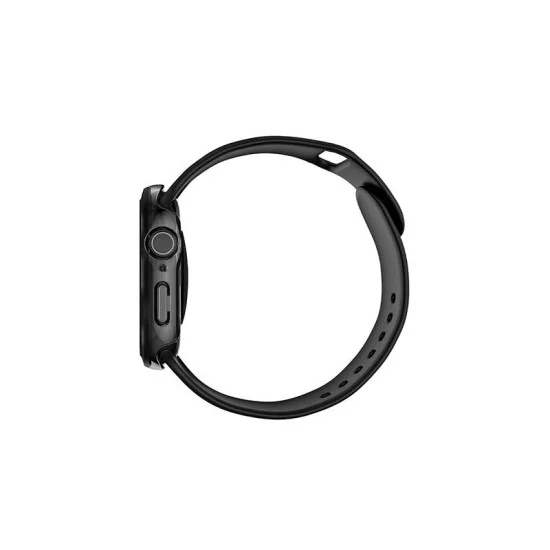 Glass&nbsp;Screen Watch Case With Tempered 46Mm Uniq Voute - Jet Black